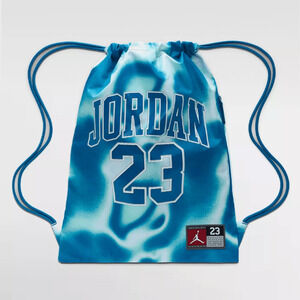 Jordan Drawstring Jersey Unisex Gym Sack Air Jumpman Blue White 9A0757 U1R